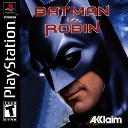 Batman & Robin cover art for PlayStation 1