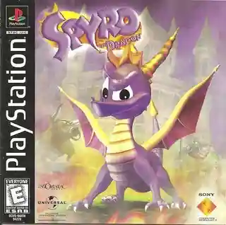 Spyro the Dragon cover art for PlayStation 1
