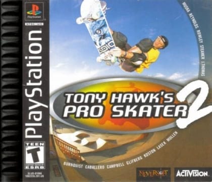 Tony Hawk's Pro Skater 2 cover art for PlayStation 1