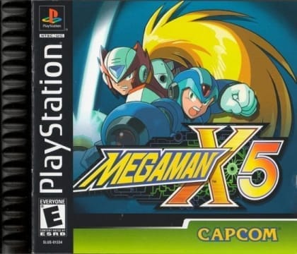 Mega Man X5 cover art for PlayStation 1