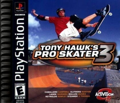 Tony Hawk's Pro Skater 3 cover art for PlayStation 1