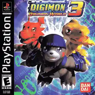 Digimon World 3 cover art for PlayStation 1
