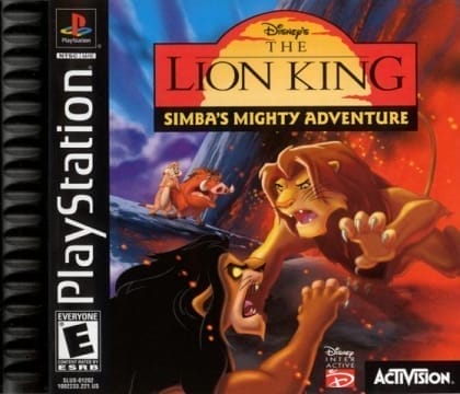 Disney's The Lion King: Simba's Mighty Adventure cover art for PlayStation 1