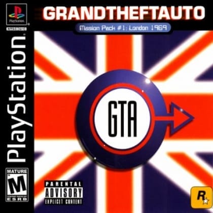 Grand Theft Auto: London 1969 cover art for PlayStation 1