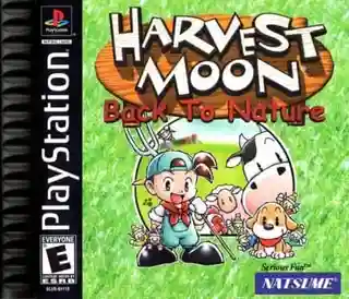 Harvest Moon: Back to Nature cover art for PlayStation 1