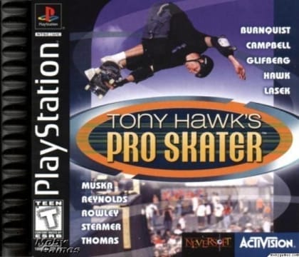 Tony Hawk's Pro Skater cover art for PlayStation 1