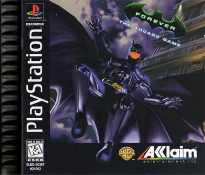 Batman Forever: The Arcade Game cover art for PlayStation 1