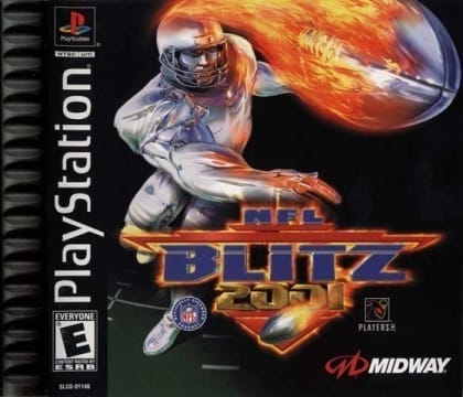 NFL Blitz 2001 cover art for PlayStation 1