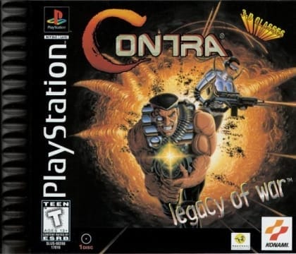 Contra: Legacy of War cover art for PlayStation 1