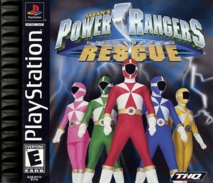 Power Rangers: Lightspeed Rescue cover art for PlayStation 1