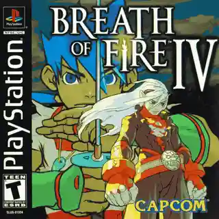 Breath of Fire IV cover art for PlayStation 1