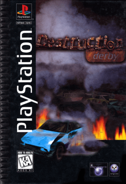 Destruction Derby cover art for PlayStation 1