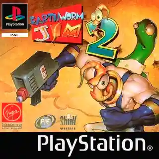 Earthworm Jim 2 cover art for PlayStation 1