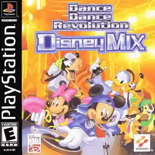 Dance Dance Revolution: Disney Mix cover art for PlayStation 1
