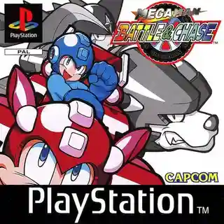Mega Man: Battle & Chase cover art for PlayStation 1