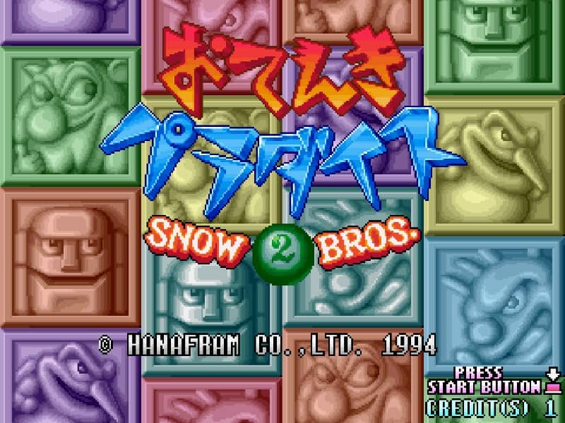 Snow Bros 2 cover art for Arcade