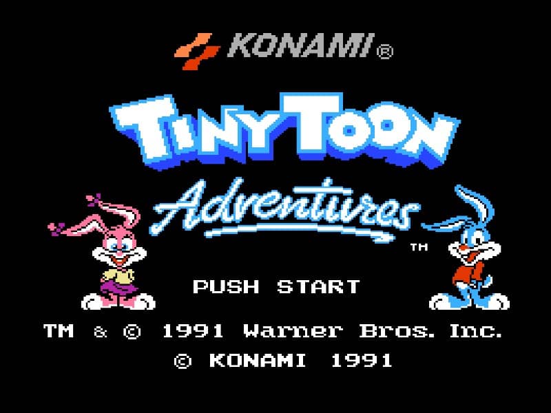 Tiny Toon Adventures cover art for Famicom
