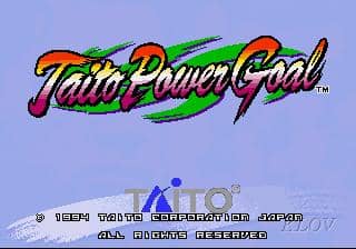 Taito Power Goal cover art for Arcade
