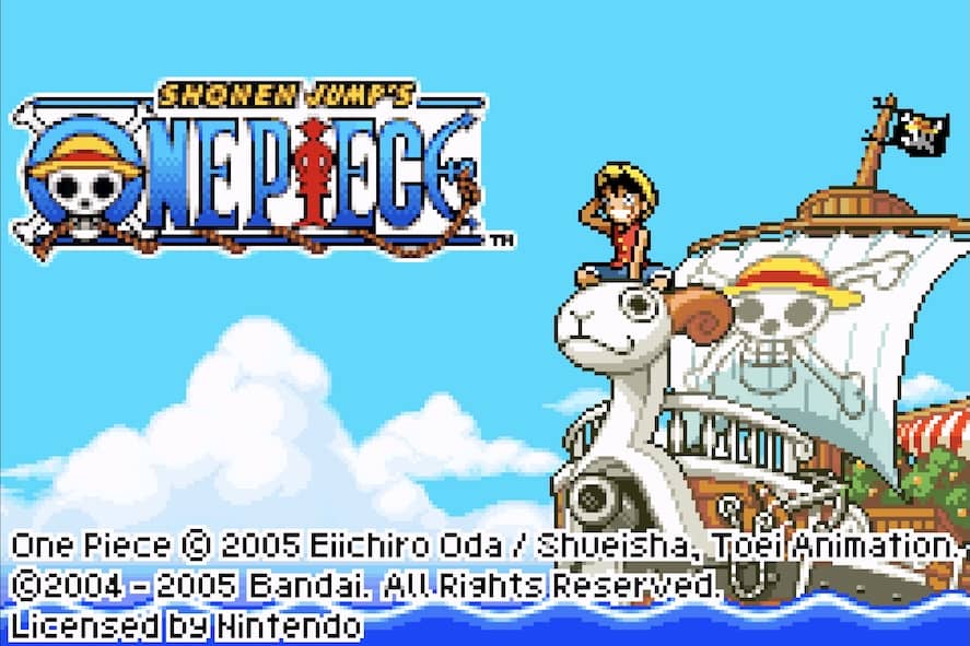 Shonen Jump's - One Piece cover art for Game Boy Advance