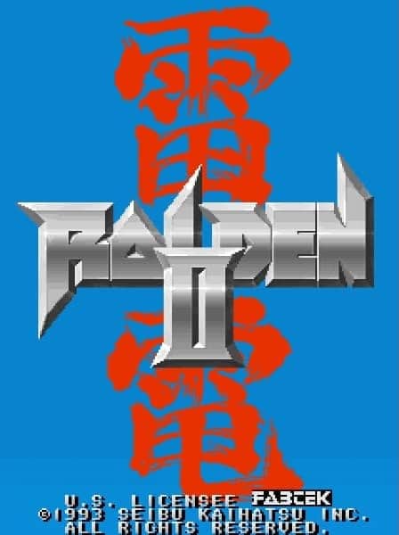 Raiden II cover art for Arcade
