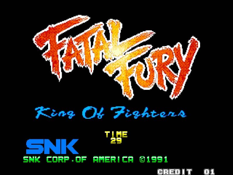 Fata Fury cover art for Arcade