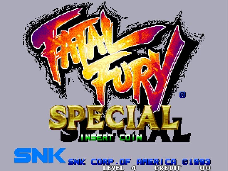 Fata Fury Special cover art for Arcade