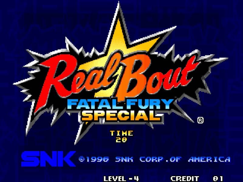 Real Bout - Fata Fury Special cover art for Arcade