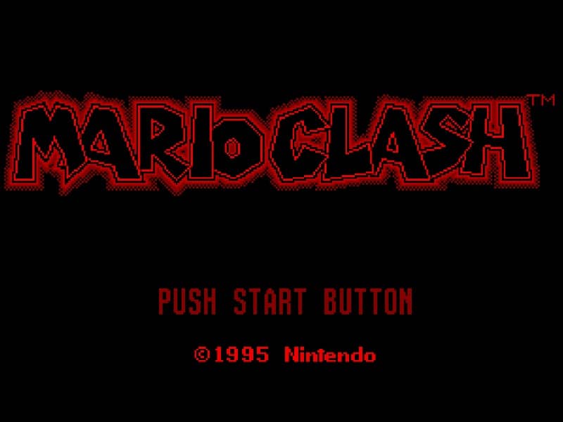 Mario Clash cover art for Virtual Boy