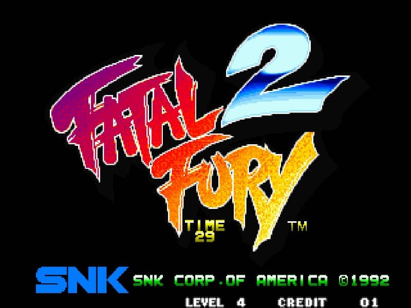 Fata Fury 2 cover art for Arcade