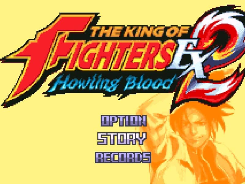 King of Fighters EX 2, The - Howling Blood cover art for Game Boy Advance
