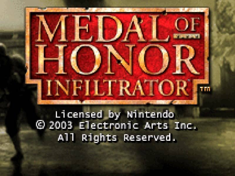 Medal of Honor - Infiltrator cover art for Game Boy Advance