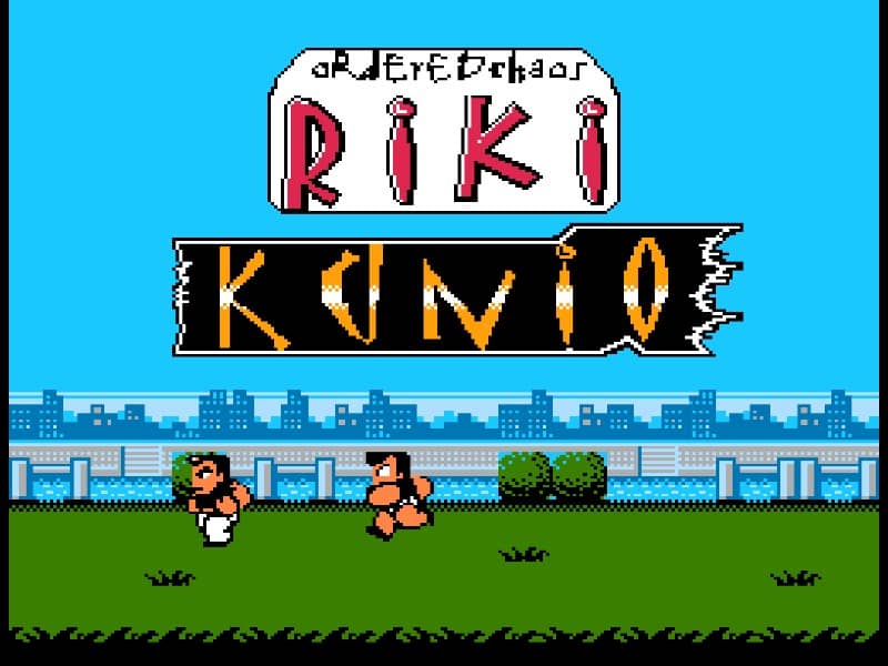 Nekketsu Kakutou Densetsu cover art for Famicom
