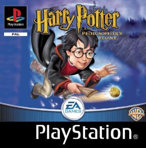 Harry Potter and the Philosopher’s Stone cover art for PlayStation 1