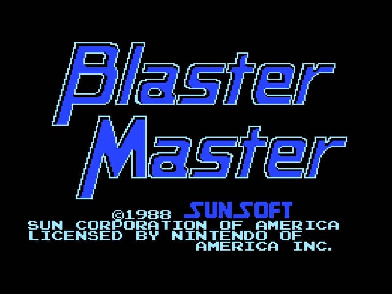 Blaster Master cover art for Famicom