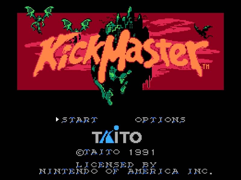 Kick Master cover art for Famicom