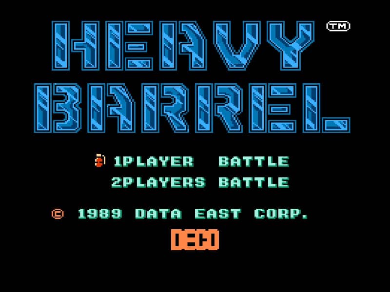Heavy Barrel cover art for Famicom