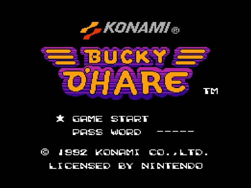Bucky O'Hare cover art for Famicom