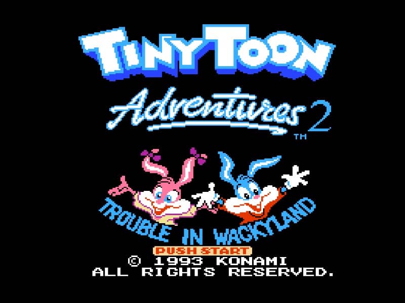 Tiny Toon Adventures 2 - Trouble in Wackyland cover art for Famicom
