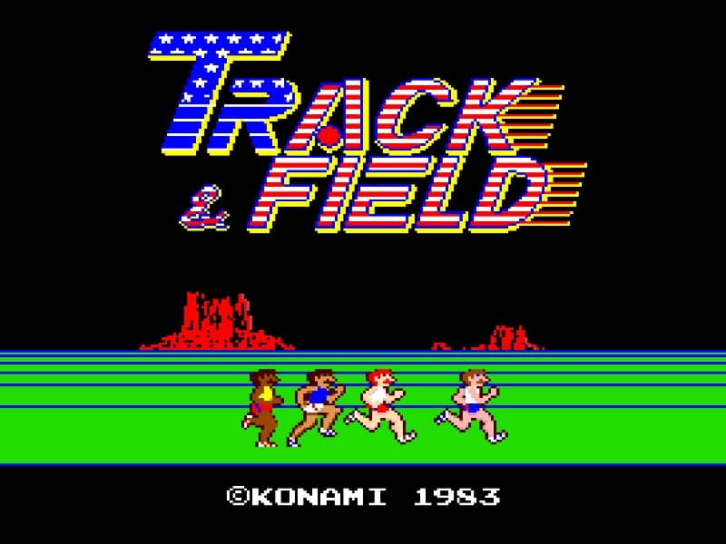 Track & Field cover art for Arcade