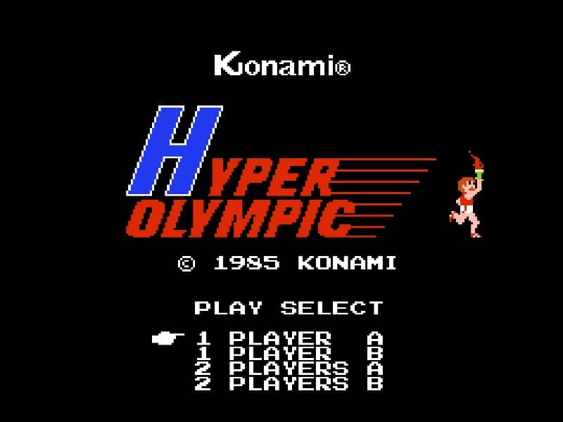 Hyper Olympic cover art for Famicom