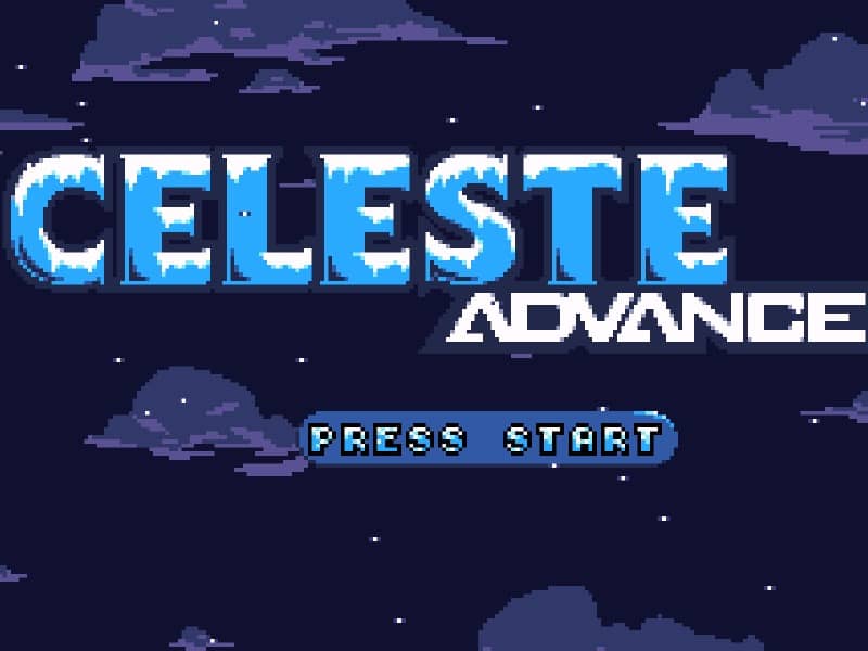 Celeste cover art for Game Boy Advance