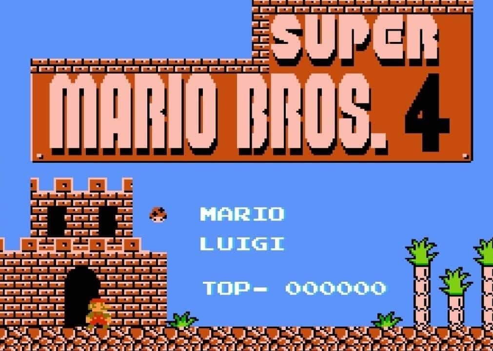 Super Mario Bros. 4: The Undiscovered Zones V2 cover art for Famicom
