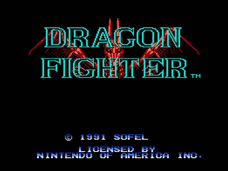 Dragon Fighter cover art for Famicom