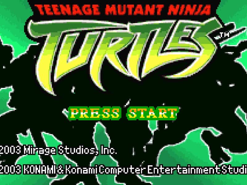 Teenage Mutant Ninja Turtles cover art for Game Boy Advance
