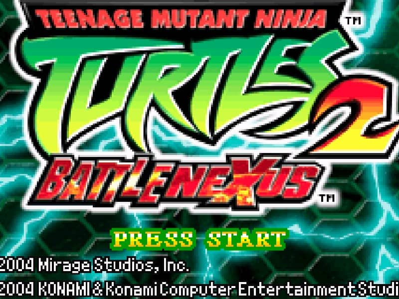 Teenage Mutant Ninja Turtles 2 - Battle Nexus cover art for Game Boy Advance