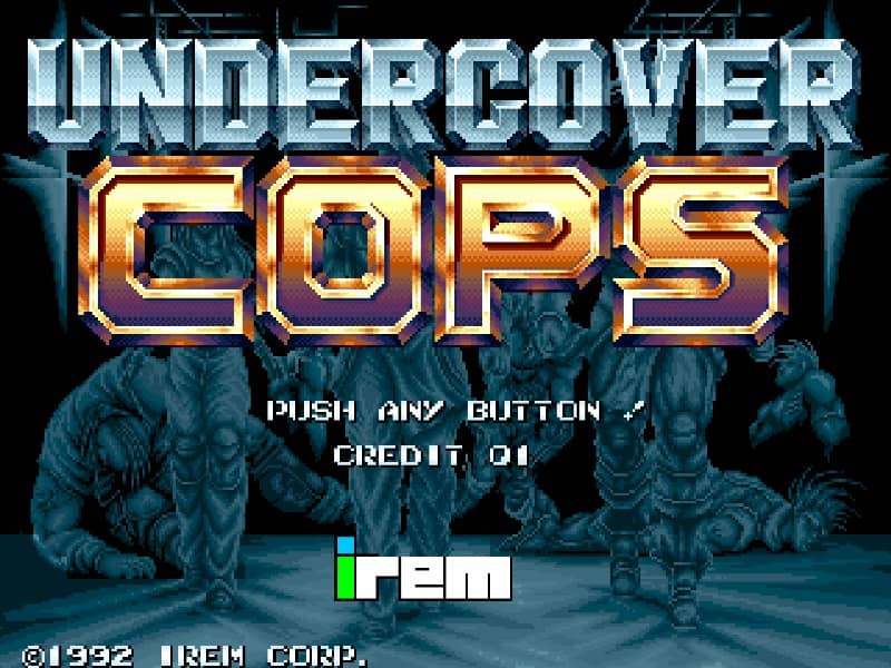 Undercover Cops cover art for Arcade