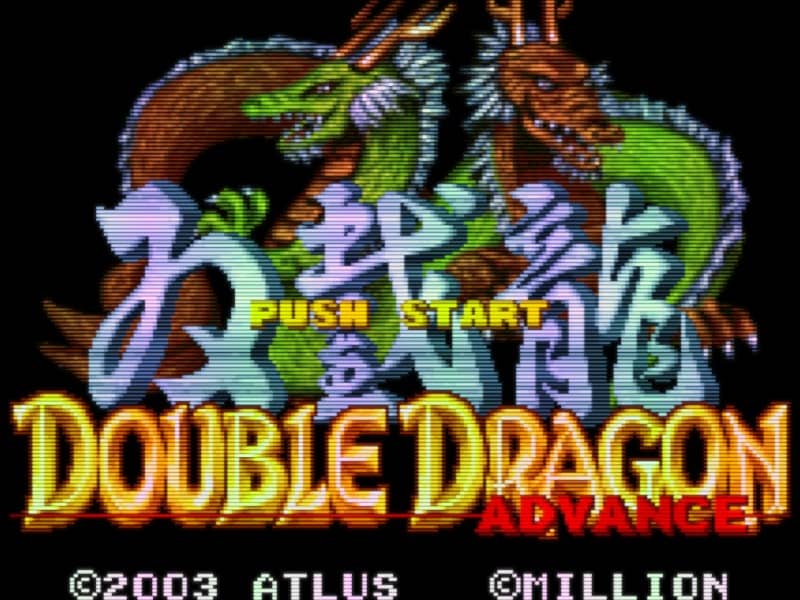 Double Dragon Advance cover art for Game Boy Advance