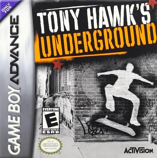 Tony Hawk's Underground cover art for Game Boy Advance