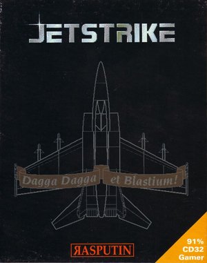 Jetstrike cover art for DOS