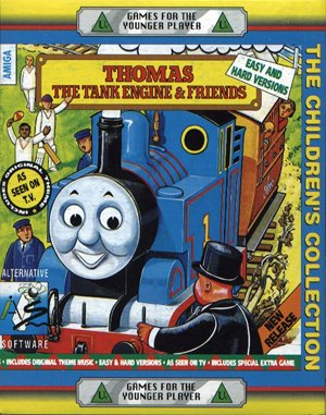 Thomas the Tank Engine cover art for DOS